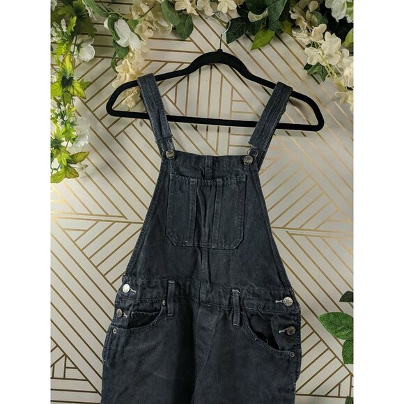 Lucky Brand Women's Denim Jean Boyfriend Overalls Purple  Size XS - Picture 2 of 10